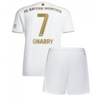 Bayern Munich Serge Gnabry #7 Fußballbekleidung Auswärtstrikot Kinder 2022-23 Kurzarm (+ kurze hosen)